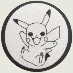 Pikachu stof button