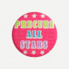 Precure All Stars button Roze