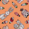 Woodland Tribe fabric forest animals