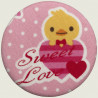 Little chicken fabric magnet