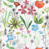 Wilde bloemen stof