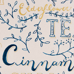 Tea fabric (canvas), detail