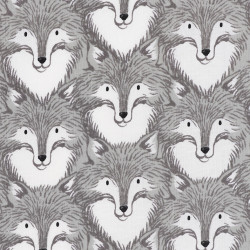 Gray Fox Fabric, detail