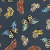 Butterfly fabric Monarch (Canvas), a Japanese screenrpint fabric