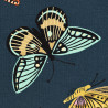 Vlinder stof Monarch (Canvas) een Japanse screenprint stof