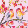 Zoete vogeltjes stof, detail