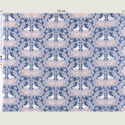 Duck Nest Fabric blue by Tilda, half width