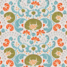 Lazy Days Fabric green by Tilda, detail