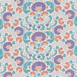 Lazy Days Fabric lilac by Tilda, detail