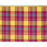 Checked fabric, yellow/pink