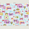 Butterfly Fabric Claire de Lune, half width