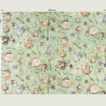 Tea Time Fabric, half width