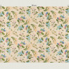 Flower Fabric in Hydrangea colors, half width