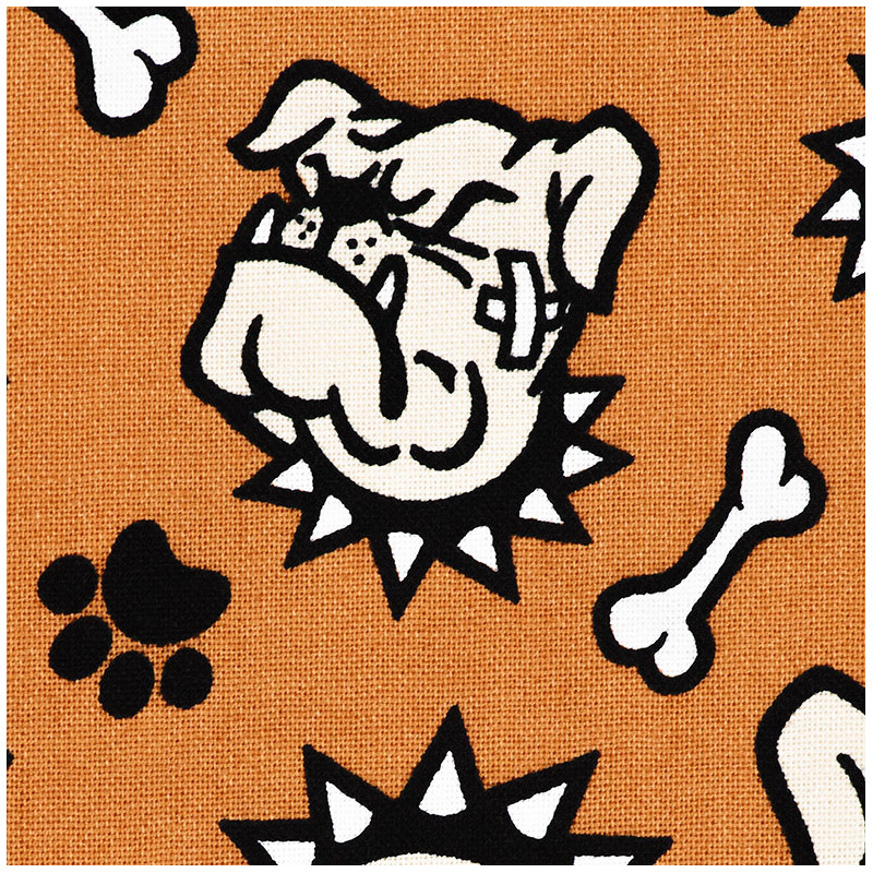 Bulldog fabric, detail