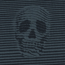 Skull fabric Between the Lines, detail