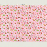 Pink cotton Pond fabric, Hugs and Love, half width