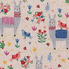 Llama Canvas by Kokka, detail