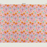 Hippie balloon Fabric pink, half width