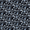 Hindelopia HIN-09 fabric black cotton