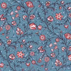 Hindelopia fabric HIN-11 blue