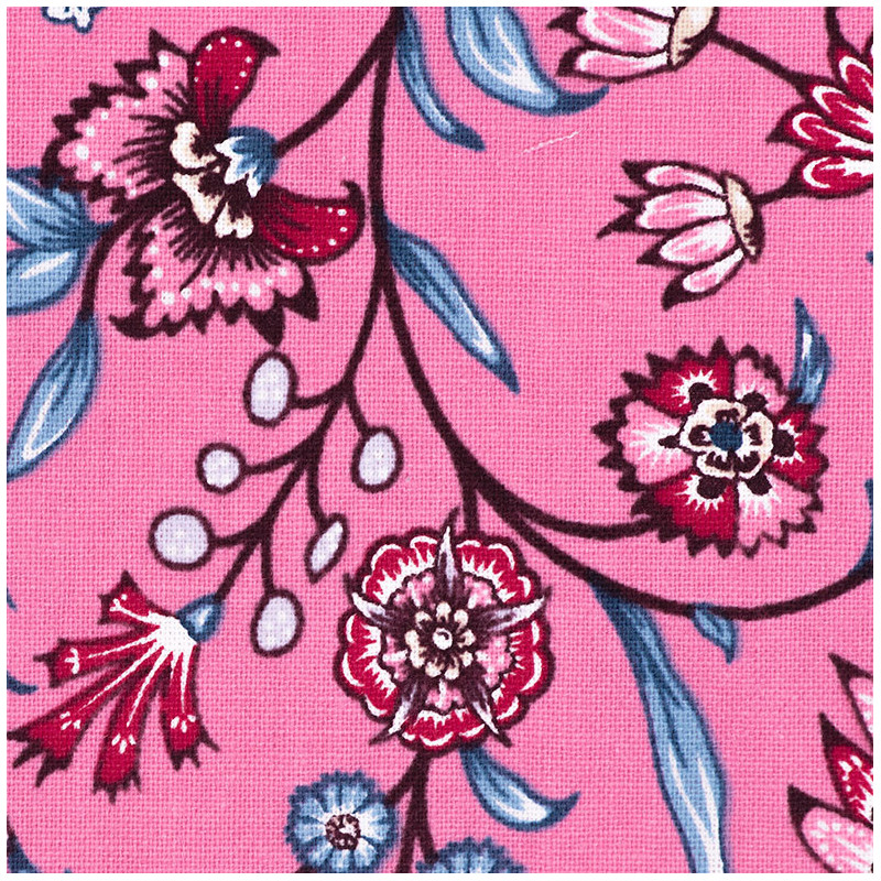 Hindelopia fabric HIN-12 pink, detail