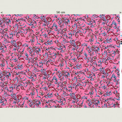 Hindelopia fabric HIN-12 pink, half width