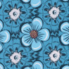 Hindelopia fabric HIN-26 blue, detail