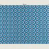 Hindelopia stof HIN-26 blauw, halve breedte