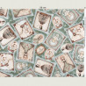 Lost song portraits fabric, half width right