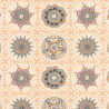 Mandala stof beige katoen