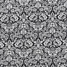 Dazzling Damast Fabric with glitter print