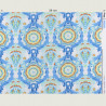 Indigo & Aster Fabric blue, half width