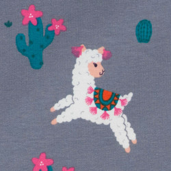 Lama tricot, coupon 50 cm. Detail