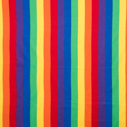 Rainbow fabric coupon 150x137cm