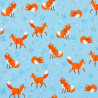 Fox fabric Forest Fellow Coupon 140 x 110 cm