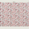 Flowers, leaves and berry fabric, half width