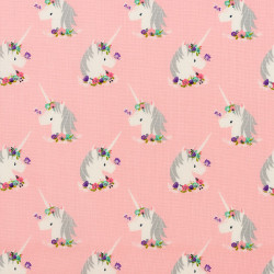 I believe in unicorns fabric