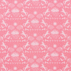 Pink Happy Skies Unicorn Fabric