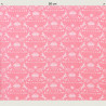 Roze Happy Skies Unicorn stof, halve breedte