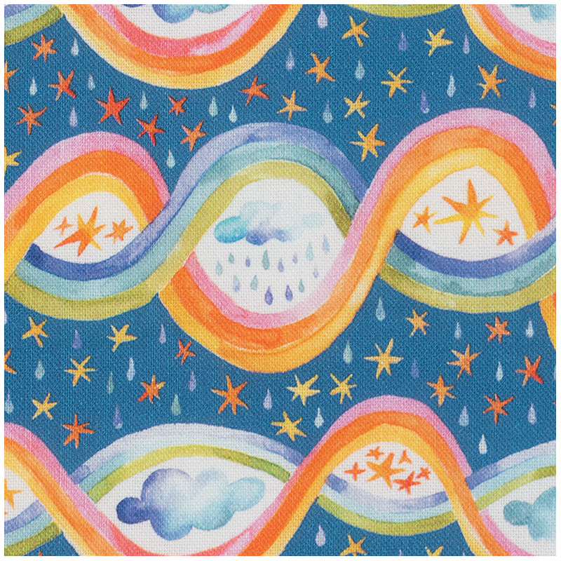 Happy Skies Sprinkle Twinkle Fabric, detail