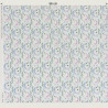 Elegant unicorn fabric, half width