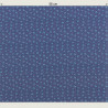 Crown fabric blue, half-width