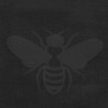 Black bee fabric