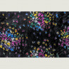 Fur with butterflies fabric Coupon 90x145