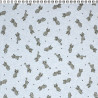 Poezen tricot glitter Coupon 110x150 cm