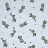 Poezen tricot glitter Coupon 135x150 cm