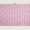 Dragonfly fabric antique pink Coupon 140x130 cm