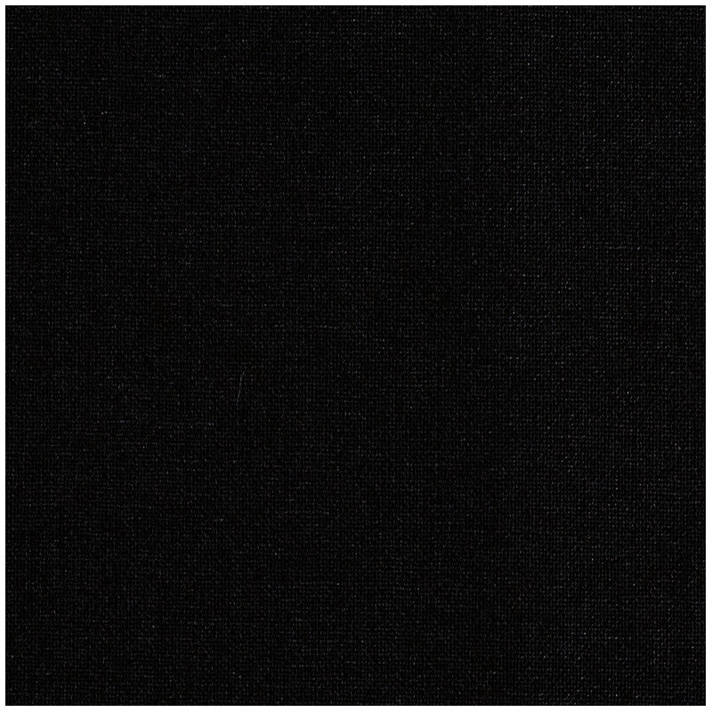 Solid black cotton fabric