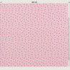 Kroontjes stof roze, halve breedte