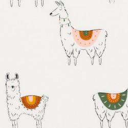 Llama fabric, detail